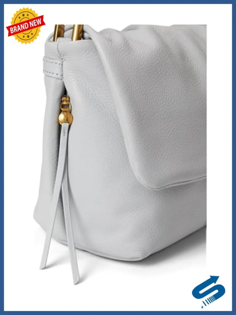 HOBO Harley Convertible Shoulder Bag Leather Hobo Crossbody with Phone Pocket